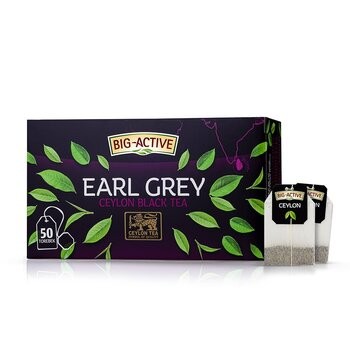 Big-Active Earl Grey, herbata czarna, torebki, 50 szt.