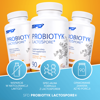 SFD Probiotyk Lactospore, tabletki, 90 szt.