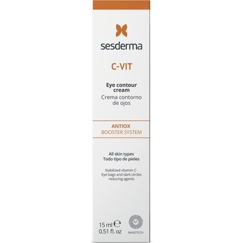 Sesderma C-Vit Eye Contour Cream, rozświetlający krem pod oczy, 15 ml