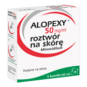 Alopexy, 5 %, roztwór na skórę, 60 ml x 3 butelki PET