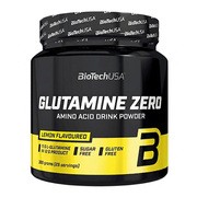 BioTech USA Glutamine Zero, proszek, smak lemon, 300 g