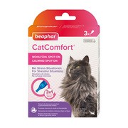 Beaphar CatComfort Calming Spot-On dla kotów, 3 x 0,55 ml