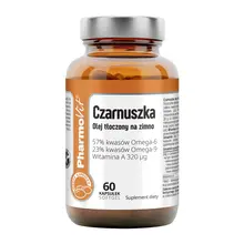 Pharmovit Czarnuszka olej tłoczony na zimno, kapsułki miękkie, 60szt.