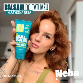 Neba, balsam do tatuażu i ciała, klasyczna neba, 200 ml