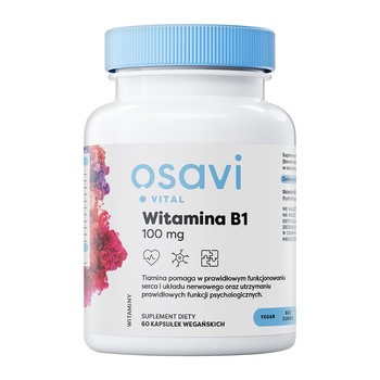 Osavi, Witamina B1 100 mg, kapsułki twarde, 60 szt.