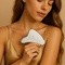 Crystallove, płytka do masażu ciała gua sha ze stali nierdzewnej, 1 szt.