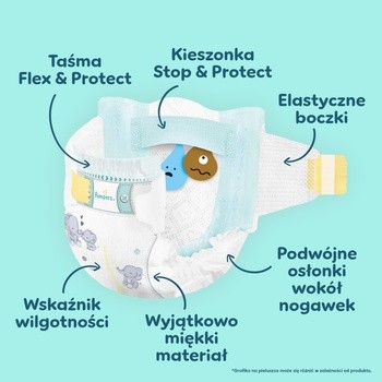 Pampers Premium Care 2, (4-8 kg), pieluszki, 204 szt.