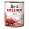 Zestaw 6 x Brit Paté & Meat Beef, karma mokra dla psów, wołowina, 800 g