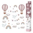 Sipo, Naklejki na ścianę dla dzieci, Balony i tęcza, 1 szt.