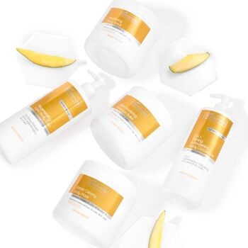 Bielenda Professional Mango Boost, barierowa maska kremowa do ciała, dłoni i stóp, 600 g