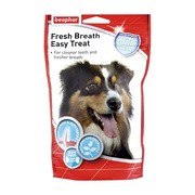 alt Beaphar Fresh Breath Easy Treat, przysmak przeciwdziałający brzydkiemu zapachowi z jamy ustnej dla psów, 150 g