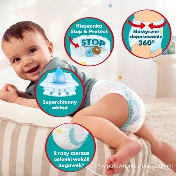 Pampers Pants 6 (13-19 kg), pieluchomajtki jednorazowe, 44 szt.