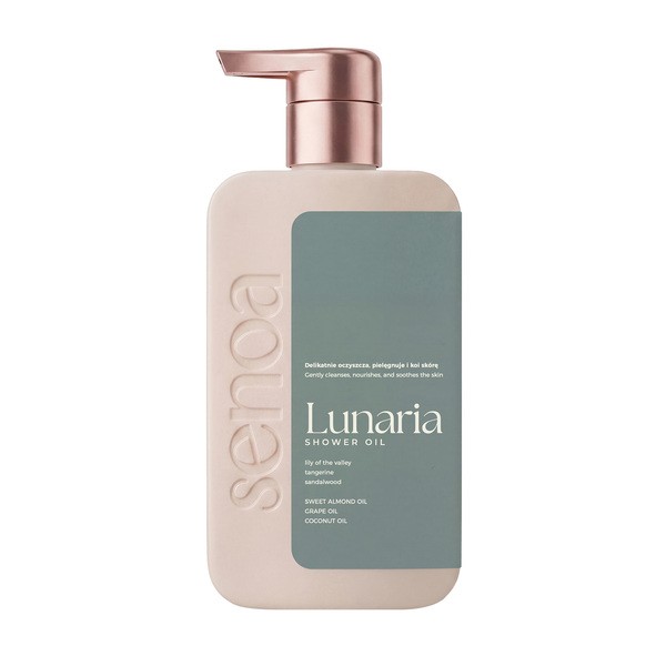 Senoa Lunaria Shower Oil, Olejek nawilżający pod prysznic, 250 ml — Składniki i ocena