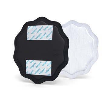 BabyOno, czarne wkładki laktacyjne Natural Nursing, 24 szt.