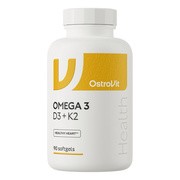 OstroVit Omega 3 D3 + K2, kapsułki, 90 szt.