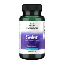 Swanson Selenium, kapsułki, 200 szt.