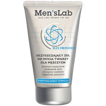 Efektima Men's Lab Energy Booster, żel do mycia twarzy oczyszczający, 150 ml