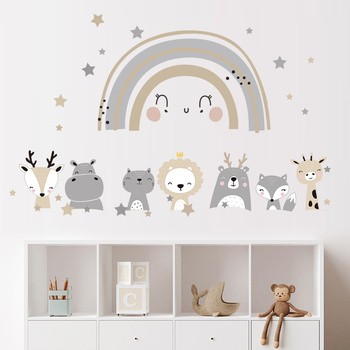 Sipo, Naklejki na ścianę dla dzieci, Zwierzątka, 1 szt.