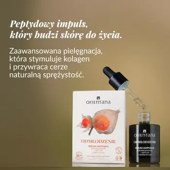 Orientana Ashwagandha, serum-ampułka odmłodzenie, 30 ml