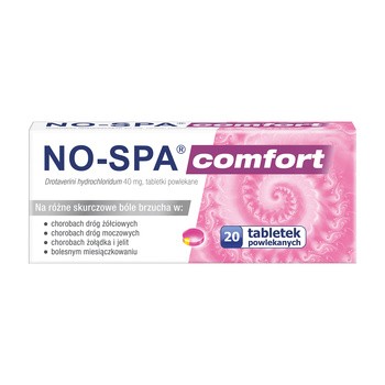No-Spa Comfort, 40 mg, tabletki powlekane, 20 szt.