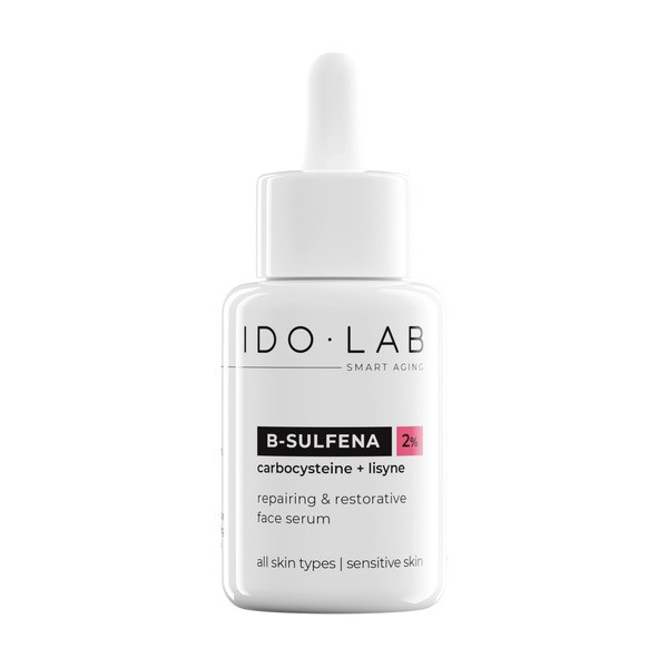 Ido Lab IDO LAB B-Sulfena, intensywnie regenerujące serum dla skóry suchej, wrażliwej i łojotokowej, 30 ml — Składniki i ocena