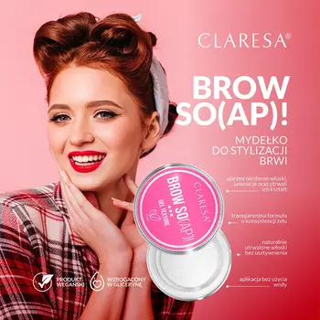 Claresa Brow So(ap)!, mydło do stylizacji brwi, 30 ml