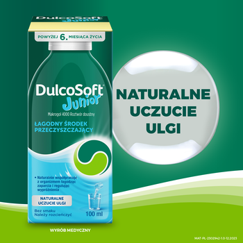 DulcoSoft Junior, roztwór doustny na zaparcia u dzieci, 100 ml