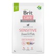 Brit Care Sustainable Sensitive, karma sucha dla dorosłych psów wszystkich ras o wrażliwej skórze i sierści, owady i ryba, 3 kg