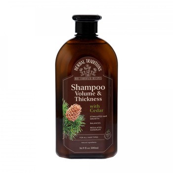 Herbal Traditions, szampon do włosów z cedrem, 500 ml