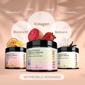 Reme Kolagenowa Formuła Piękna, truskawka - opuncja figowa, proszek, 150 g