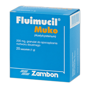 Fluimucil Muko, 200 mg, granulat w saszetkach, 20 szt.