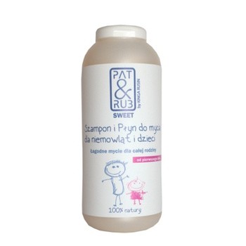 Pat&Rub Sweet, szampon i płyn do mycia dla niemowląt i dzieci, 500 ml