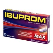 alt Ibuprom Max, 400 mg, tabletki drażowane, 12 szt.
