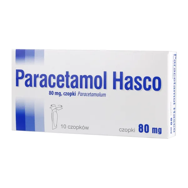Paracetamol 80 mg 10 czopków [Paracetamol Hasco]