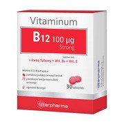 Vitaminum B12 100 mcg Strong, tabletki, 30 szt.        