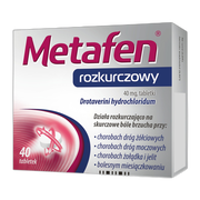 Metafen Rozkurczowy, 40 mg, tabletki, 40 szt.