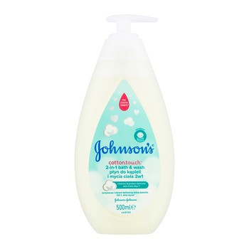 Johnson's Baby, płyn do kąpieli i mycia Cotton Touch, 500 ml