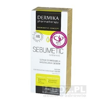 Dermika Sebumetic,serum,do redukcji wydzielania sebum,dzień/noc,30 ml