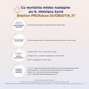 Zestaw 2 x Bebilon PROfutura DUOBIOTIK 2, mleko następne po 6. miesiącu, proszek, 800 g
