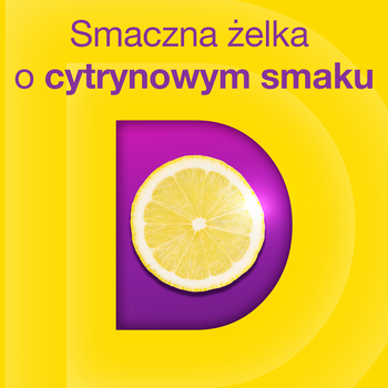 Vigantoletten Max, żelki o smaku cytrynowym, 60 szt.
