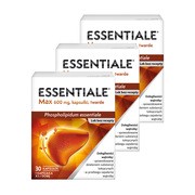 alt Zestaw 3x Essentiale Max, 600 mg, kapsułki, 30 szt.