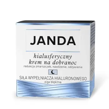 Janda Siła wypełniacza hialuronowego, hialusferyczny krem na dobranoc, 50 ml