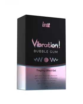 Intt Vibration! Bubble Gum, żel stymulujący, 15 ml