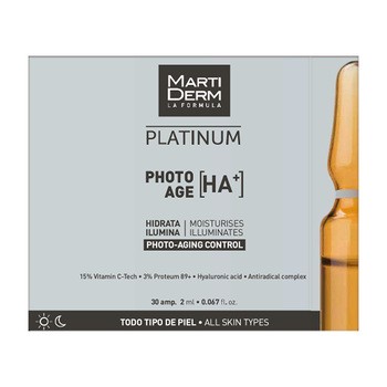 MartiDerm Platinum, Photo Age HA+, serum, ampułki, 10 x 2 ml