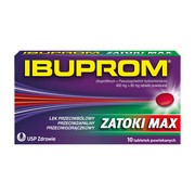 alt Ibuprom Zatoki Max, 400 mg + 60 mg, tabletki powlekane, 10 szt