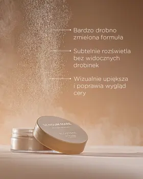 Algotone, transparentny puder sypki o satynowym wykończeniu, 10 g
