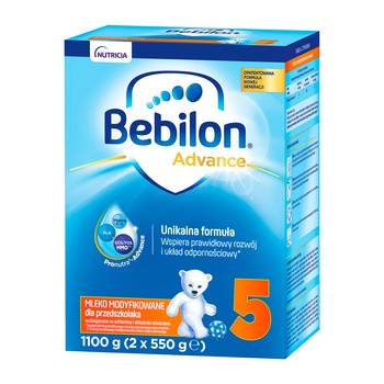 Bebilon 5 Pronutra-Advance, mleko modyfikowane w proszku, 1100 g
