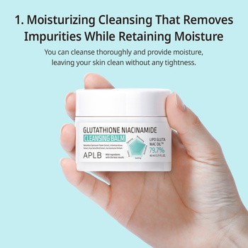 APLB Glutathione Niacinamide Cleansing Balm, balsam do demakijażu z glutationem i niacynamidem, 80 ml