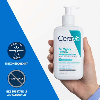 CeraVe, żel myjący przeciw niedoskonałościom, 473 ml