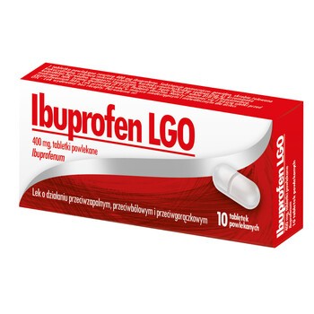 Ibuprofen  LGO, 400 mg, tabletki powlekane, 10 szt.